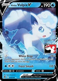 Alolan Vulpix V - Prize Pack Series Cards - Pokemon card
