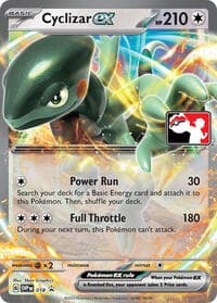 Cyclizar ex - 018 - Prize Pack Series Cards - Pokemon card