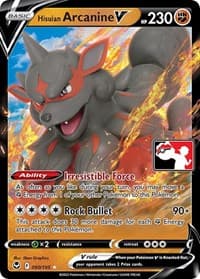 Hisuian Arcanine V - Prize Pack Series Cards - Pokemon card