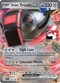Iron Treads ex - Prize Pack Series Cards - Pokemon card