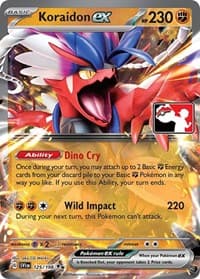Koraidon ex - Prize Pack Series Cards - Pokemon card