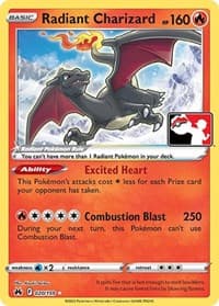 Radiant Charizard - Prize Pack Series Cards - Pokemon card