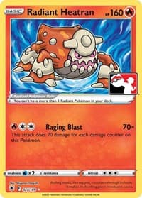 Radiant Heatran - Prize Pack Series Cards - Pokemon card