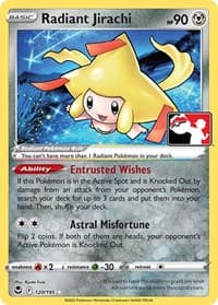 Radiant Jirachi - Prize Pack Series Cards - Pokemon card