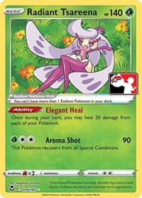 Radiant Tsareena - Prize Pack Series Cards - Pokemon card