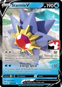 Starmie V - Prize Pack Series Cards - Pokemon card