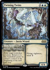 Twining Twins (Showcase) - Wilds of Eldraine - Magic: The Gathering card