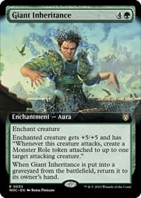 Giant Inheritance (Extended Art) - Commander: Wilds of Eldraine - Magic: The Gathering card