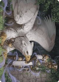 Dutiful Griffin Art Card - Art Series: Wilds of Eldraine - Magic: The Gathering card