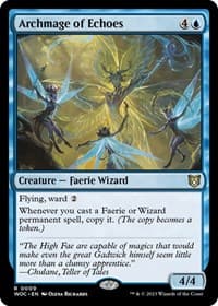 Archmage of Echoes - Commander: Wilds of Eldraine - Magic: The Gathering card