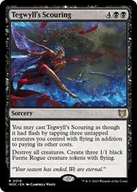 Tegwyll's Scouring - Commander: Wilds of Eldraine - Magic: The Gathering card