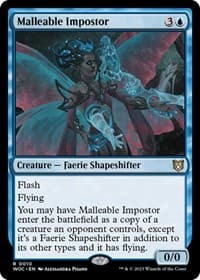 Malleable Impostor - Commander: Wilds of Eldraine - Magic: The Gathering card