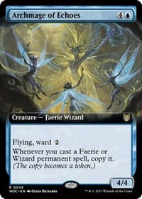 Archmage of Echoes (Extended Art) - Commander: Wilds of Eldraine - Magic: The Gathering card