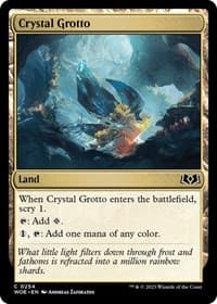 Crystal Grotto - Wilds of Eldraine - Magic: The Gathering card