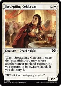 Stockpiling Celebrant - Wilds of Eldraine - Magic: The Gathering card
