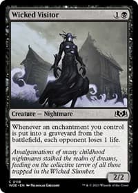 Wicked Visitor - Wilds of Eldraine - Magic: The Gathering card