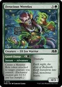 Ferocious Werefox - Wilds of Eldraine - Magic: The Gathering card