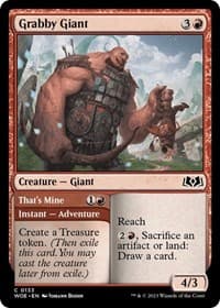 Grabby Giant - Wilds of Eldraine - Magic: The Gathering card