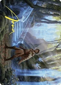 Into the Fae Court Art Card (Gold-Stamped Signature) - Art Series: Wilds of Eldraine - Magic: The Gathering card