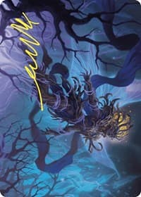 Sleep-Cursed Faerie Art Card (Gold-Stamped Signature) - Art Series: Wilds of Eldraine - Magic: The Gathering card