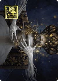 Ego Drain Art Card (Gold-Stamped Signature) - Art Series: Wilds of Eldraine - Magic: The Gathering card