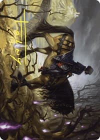 Rowan's Grim Search Art Card (Gold-Stamped Signature) - Art Series: Wilds of Eldraine - Magic: The Gathering card