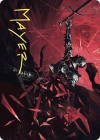 Shatter the Oath Art Card (Gold-Stamped Signature) - Art Series: Wilds of Eldraine - Magic: The Gathering card