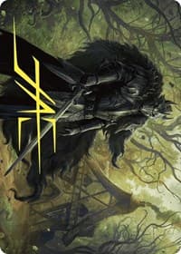 Agatha's Champion Art Card (Gold-Stamped Signature) - Art Series: Wilds of Eldraine - Magic: The Gathering card