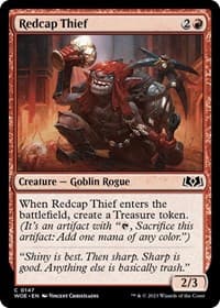 Redcap Thief - Wilds of Eldraine - Magic: The Gathering card