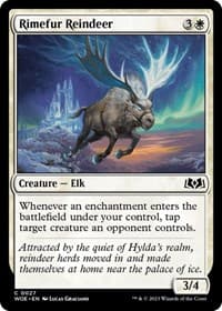 Rimefur Reindeer - Wilds of Eldraine - Magic: The Gathering card