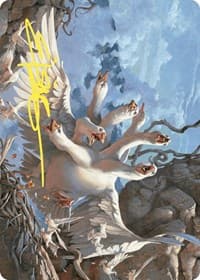The Goose Mother Art Card (Gold-Stamped Signature) - Art Series: Wilds of Eldraine - Magic: The Gathering card