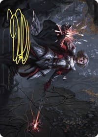 Rowan, Scion of War Art Card (31/81) (Gold-Stamped Signature) - Art Series: Wilds of Eldraine - Magic: The Gathering card