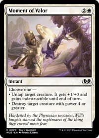 Moment of Valor - Wilds of Eldraine - Magic: The Gathering card