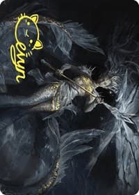 Sharae of Numbing Depths Art Card (Gold-Stamped Signature) - Art Series: Wilds of Eldraine - Magic: The Gathering card