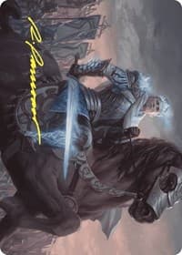 Will, Scion of Peace Art Card (Gold-Stamped Signature) - Art Series: Wilds of Eldraine - Magic: The Gathering card