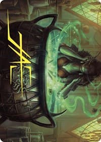 Agatha's Soul Cauldron Art Card (Gold-Stamped Signature) - Art Series: Wilds of Eldraine - Magic: The Gathering card