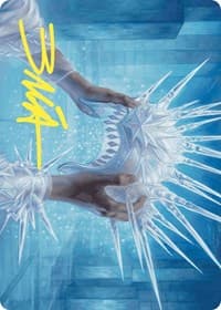 Hylda's Crown of Winter Art Card (Gold-Stamped Signature) - Art Series: Wilds of Eldraine - Magic: The Gathering card