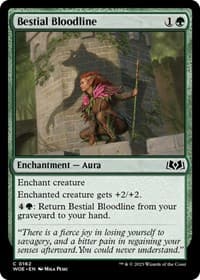 Bestial Bloodline - Wilds of Eldraine - Magic: The Gathering card
