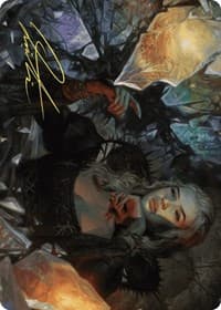 Prophetic Prism Art Card (Gold-Stamped Signature) - Art Series: Wilds of Eldraine - Magic: The Gathering card