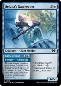 Beluna's Gatekeeper - Wilds of Eldraine - Magic: The Gathering card