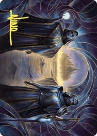 Court of Vantress Art Card (Gold-Stamped Signature) - Art Series: Wilds of Eldraine - Magic: The Gathering card