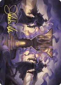 Court of Locthwain Art Card (Gold-Stamped Signature) - Art Series: Wilds of Eldraine - Magic: The Gathering card