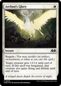 Archon's Glory - Wilds of Eldraine - Magic: The Gathering card
