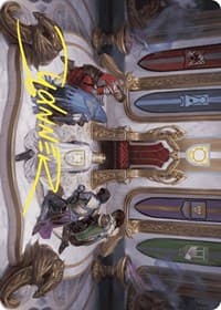 Throne of Eldraine Art Card (Gold-Stamped Signature) - Art Series: Wilds of Eldraine - Magic: The Gathering card