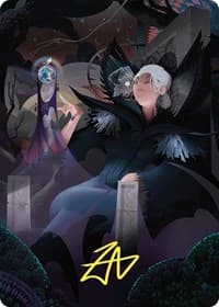 Eriette of the Charmed Apple Art Card (Gold-Stamped Signature) - Art Series: Wilds of Eldraine - Magic: The Gathering card
