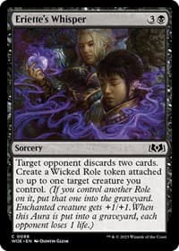 Eriette's Whisper - Wilds of Eldraine - Magic: The Gathering card