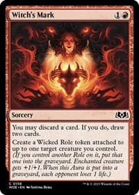 Witch's Mark - Wilds of Eldraine - Magic: The Gathering card