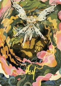 Greater Auramancy Art Card (Gold-Stamped Signature) - Art Series: Wilds of Eldraine - Magic: The Gathering card