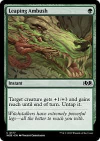 Leaping Ambush - Wilds of Eldraine - Magic: The Gathering card
