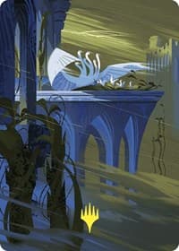 Doubling Season Art Card (Gold-Stamped Planeswalker Symbol) - Art Series: Wilds of Eldraine - Magic: The Gathering card